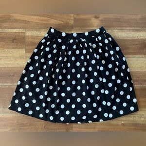 Grace Karin Black and White Polka Dot Circle Skirt with Pockets